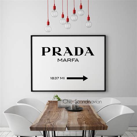 prada marfa art prints.